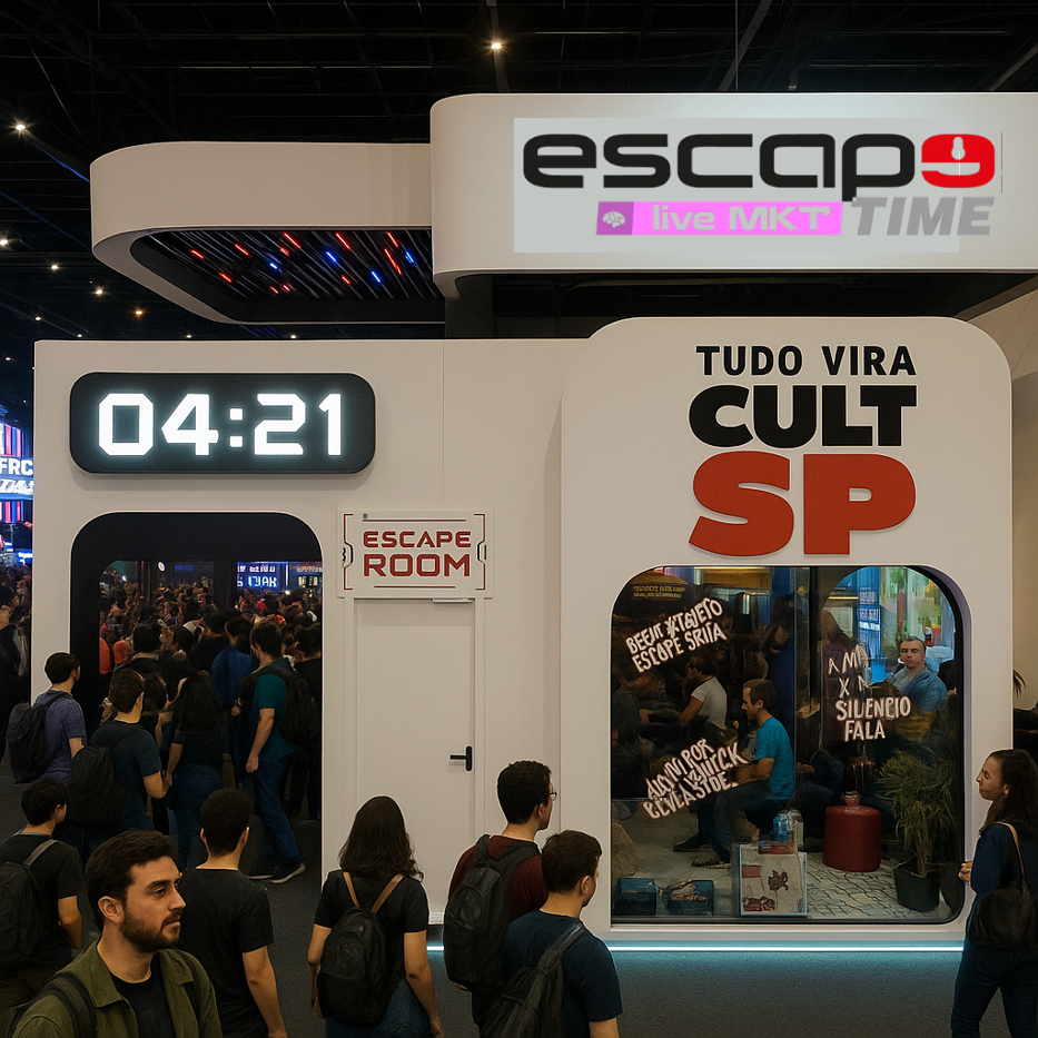 Escape Time Live Marketing na Gamescom: Como experiências imersivas potencializam o engajamento e a criatividade de marcas