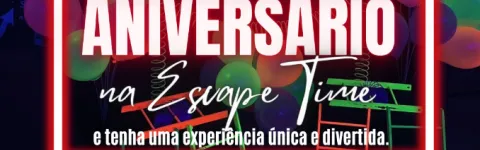 Celebre Aniversários de Forma Inesquecível na Escape Time Brasil!